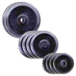 Sport-Thieme Chrome Weight Disc Set, 50 Kg
